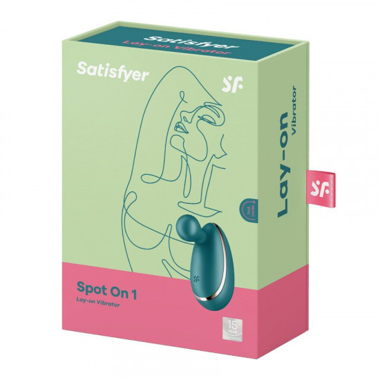 Вібратор для зовнішньої стимуляції Satisfyer Spot On 1 Green, гнучкий відросток Вібратор для зовнішньої стимуляції Satisfyer Spot On 1 Green, гнучкий відросток