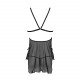 Сорочка Passion DELIENA CHEMISE S/M black, стрінги із заниженою талією Сорочка Passion DELIENA CHEMISE S/M black, стрінги із заниженою талією