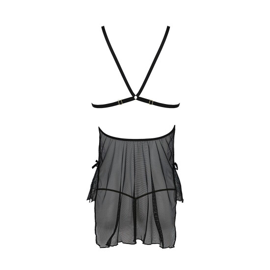 Сорочка Passion DELIENA CHEMISE XXL/XXXL black, стрінги із заниженою талією Сорочка Passion DELIENA CHEMISE XXL/XXXL black, стрінги із заниженою талією