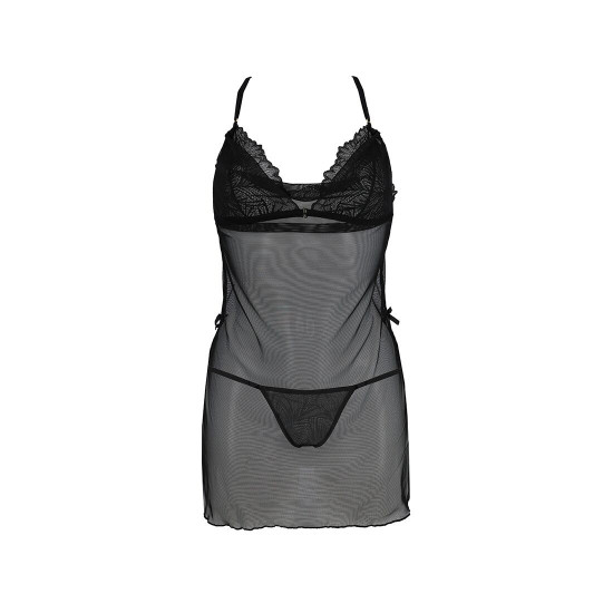 Сорочка Passion DELIENA CHEMISE XXL/XXXL black, стрінги із заниженою талією Сорочка Passion DELIENA CHEMISE XXL/XXXL black, стрінги із заниженою талією