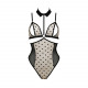 Боді з відкритими грудьми Passion DOMINICA BODY XXL/XXXL beige, комір-чокер, корсет Боді з відкритими грудьми Passion DOMINICA BODY XXL/XXXL beige, комір-чокер, корсет