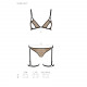 Еротичний комплект спідньої білизни Passion GABI SET S/M beige, трусики з гартерами Еротичний комплект спідньої білизни Passion GABI SET S/M beige, трусики з гартерами