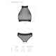 Білизна з відкритим доступом Passion MOONLIGHT SET XXL/XXXL black, топ, стрінги Білизна з відкритим доступом Passion MOONLIGHT SET XXL/XXXL black, топ, стрінги