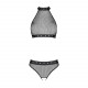 Білизна з відкритим доступом Passion MOONLIGHT SET XXL/XXXL black, топ, стрінги Білизна з відкритим доступом Passion MOONLIGHT SET XXL/XXXL black, топ, стрінги