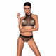 Білизна з відкритим доступом Passion MOONLIGHT SET XXL/XXXL black, топ, стрінги Білизна з відкритим доступом Passion MOONLIGHT SET XXL/XXXL black, топ, стрінги