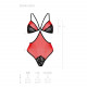 Напівпрозоре боді з мереживом Passion PEONIA BODY XXL/XXXL red Напівпрозоре боді з мереживом Passion PEONIA BODY XXL/XXXL red