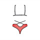 Комплект білизни Passion PEONIA SET L/XL red, бра, трусики Комплект білизни Passion PEONIA SET L/XL red, бра, трусики