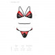 Комплект білизни Passion PEONIA SET L/XL red, бра, трусики Комплект білизни Passion PEONIA SET L/XL red, бра, трусики