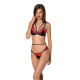 Комплект білизни Passion PEONIA SET S/M red, бра, трусики Комплект білизни Passion PEONIA SET S/M red, бра, трусики