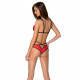 Комплект білизни Passion PEONIA SET S/M red, бра, трусики Комплект білизни Passion PEONIA SET S/M red, бра, трусики