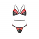Комплект білизни Passion PEONIA SET S/M red, бра, трусики Комплект білизни Passion PEONIA SET S/M red, бра, трусики