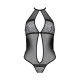 Сітчасте боді з мереживом на грудях Passion SATARA BODY XXL/XXXL black Сітчасте боді з мереживом на грудях Passion SATARA BODY XXL/XXXL black
