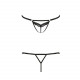 Відверті трусики-стрепи з мереживом Passion Exclusive SOLON THONG XXL/XXXL black Відверті трусики-стрепи з мереживом Passion Exclusive SOLON THONG XXL/XXXL black