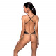 Боді з відкритим доступом Passion TASMINA BODY XXL/XXXL, black, екошкіра, шнурівки, ажурні мережива Боді з відкритим доступом Passion TASMINA BODY XXL/XXXL, black, екошкіра, шнурівки, ажурні мережива