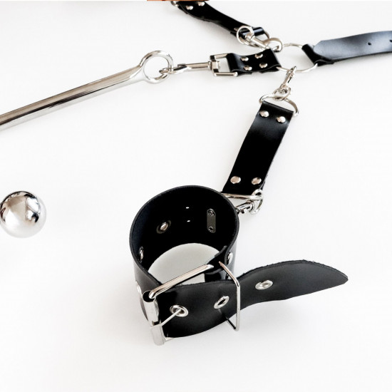Бондажний набір із металевим анальним гаком №2 Art of Sex Beatrice Bondage set with anal hook №2 Бондажний набір із металевим анальним гаком №2 Art of Sex Beatrice Bondage set with anal hook №2