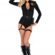 Костюм еротичних спецсил Leg Avenue SWAT Team Babe M, боді, пояс, підв’язки, іграшкова рація, кепка Костюм еротичних спецсил Leg Avenue SWAT Team Babe M, боді, пояс, підв’язки, іграшкова рація, кепка