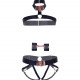 Комплект атласних ременів для бондажу Leg Avenue Satin elastic harness Set, One size, Black Комплект атласних ременів для бондажу Leg Avenue Satin elastic harness Set, One size, Black