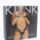 Комплект атласних ременів для бондажу Leg Avenue Satin elastic harness Set, One size, Black Комплект атласних ременів для бондажу Leg Avenue Satin elastic harness Set, One size, Black