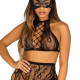 Маска кішки з екошкіри Leg Avenue Vegan leather studded cat mask Black Маска кішки з екошкіри Leg Avenue Vegan leather studded cat mask Black