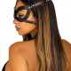 Маска кішки з екошкіри Leg Avenue Vegan leather studded cat mask Black Маска кішки з екошкіри Leg Avenue Vegan leather studded cat mask Black
