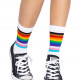 Шкарпетки жіночі в смужку Leg Avenue Pride crew socks Rainbow, 37–43 розмір Шкарпетки жіночі в смужку Leg Avenue Pride crew socks Rainbow, 37–43 розмір
