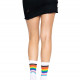 Шкарпетки жіночі в смужку Leg Avenue Pride crew socks Rainbow, 37–43 розмір Шкарпетки жіночі в смужку Leg Avenue Pride crew socks Rainbow, 37–43 розмір