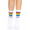 Шкарпетки жіночі в смужку Leg Avenue Pride crew socks Rainbow, 37–43 розмір