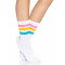Шкарпетки жіночі в смужку Leg Avenue Pride crew socks Pansexual, 37–43 розмір