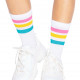 Шкарпетки жіночі в смужку Leg Avenue Pride crew socks Pansexual, 37–43 розмір Шкарпетки жіночі в смужку Leg Avenue Pride crew socks Pansexual, 37–43 розмір