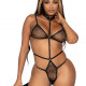 Еротичний костюм кішки Leg Avenue Roleplay Sex Kitten One size Black, боді, вушка, чокер Еротичний костюм кішки Leg Avenue Roleplay Sex Kitten One size Black, боді, вушка, чокер