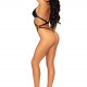 Вініловий тедді Leg Avenue Teddy with strappy open back One size Black Вініловий тедді Leg Avenue Teddy with strappy open back One size Black