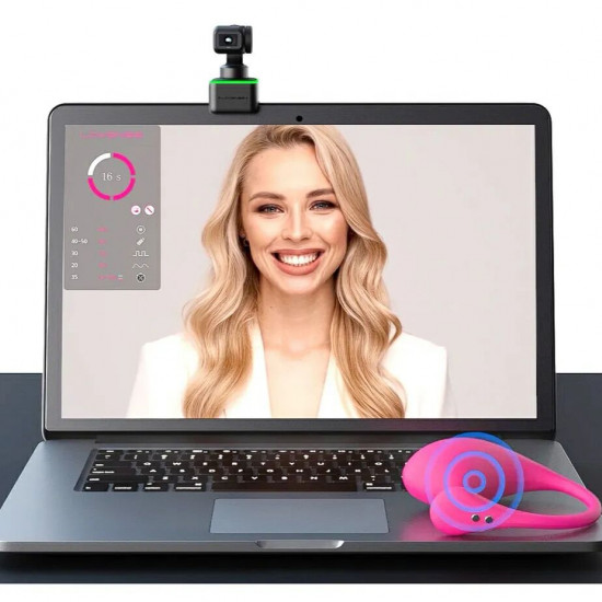 4К вебкамера зі штучним інтелектом Lovense WebCam, для стріму, активація чайовими 4К вебкамера зі штучним інтелектом Lovense WebCam, для стріму, активація чайовими