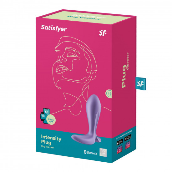 Анальна смарт-пробка з вібрацією Satisfyer Intensity Plug Purple Анальна смарт-пробка з вібрацією Satisfyer Intensity Plug Purple