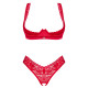Obsessive Lacelove cupless 2-pcs set XS/S Obsessive Lacelove cupless 2-pcs set XS/S