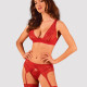 Obsessive Lacelove cupless 3-pcs set M/L Obsessive Lacelove cupless 3-pcs set M/L