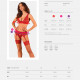 Obsessive Lacelove cupless 3-pcs set XL/2XL Obsessive Lacelove cupless 3-pcs set XL/2XL