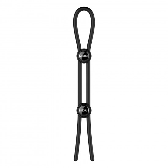 Ерекційне кільце Nexus FORGE Double Adjustable Lasso - Black Ерекційне кільце Nexus FORGE Double Adjustable Lasso - Black