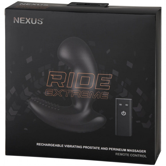 Масажер простати Nexus RIDE EXTREME Dual Motor Remote Control Prostate Vibrator - Black Масажер простати Nexus RIDE EXTREME Dual Motor Remote Control Prostate Vibrator - Black