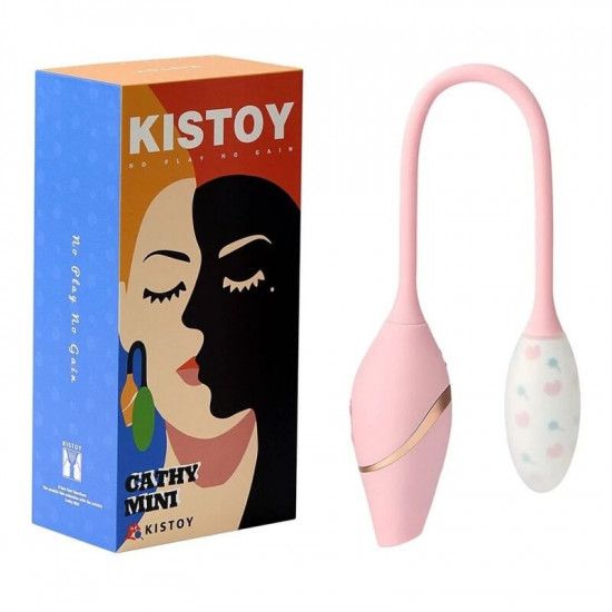 Віброяйце з вакуумним стимулятором KISTOY Cathy Mini Віброяйце з вакуумним стимулятором KISTOY Cathy Mini