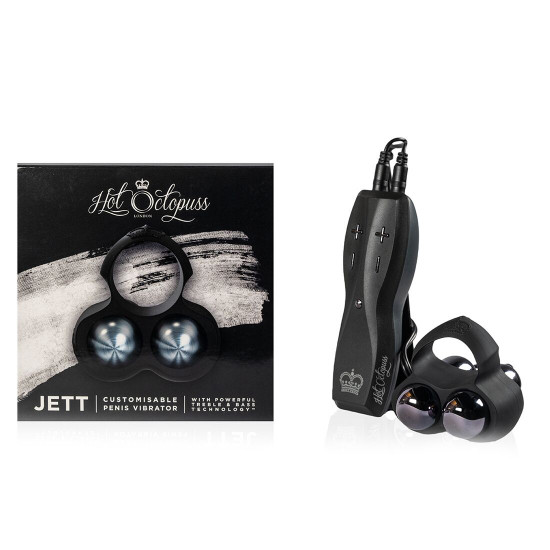 Вібратор для пеніса Hot Octopuss JETT, Treble and Bass Technology оргазм без рук, пульт Вібратор для пеніса Hot Octopuss JETT, Treble and Bass Technology оргазм без рук, пульт