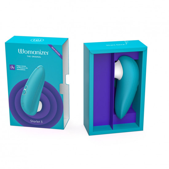 Вакуумний кліторальний стимулятор Womanizer Starlet 3 TURQUOISE Вакуумний кліторальний стимулятор Womanizer Starlet 3 TURQUOISE