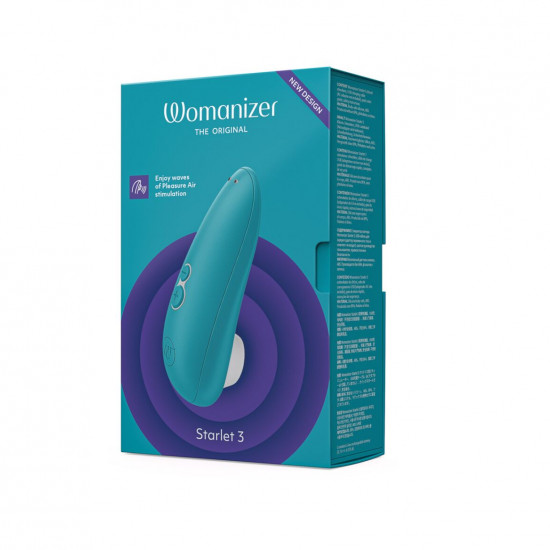 Вакуумний кліторальний стимулятор Womanizer Starlet 3 TURQUOISE Вакуумний кліторальний стимулятор Womanizer Starlet 3 TURQUOISE