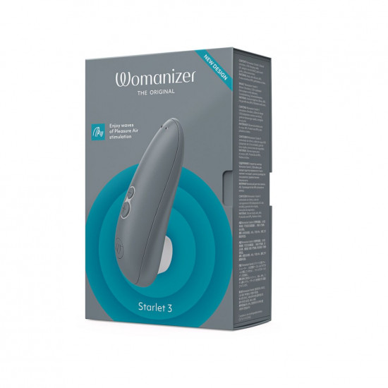 Вакуумний кліторальний стимулятор Womanizer Starlet 3 GREY Вакуумний кліторальний стимулятор Womanizer Starlet 3 GREY