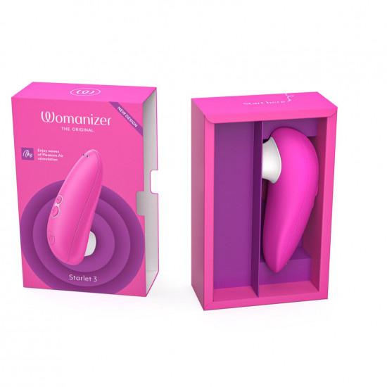 Вакуумний кліторальний стимулятор Womanizer Starlet 3 PINK Вакуумний кліторальний стимулятор Womanizer Starlet 3 PINK