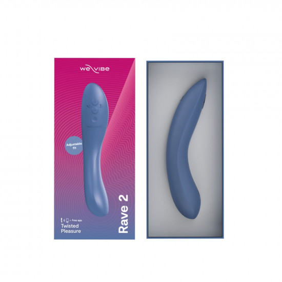 Вібратор We-Vibe Rave 2 Twisted Pleasure Blue Вібратор We-Vibe Rave 2 Twisted Pleasure Blue