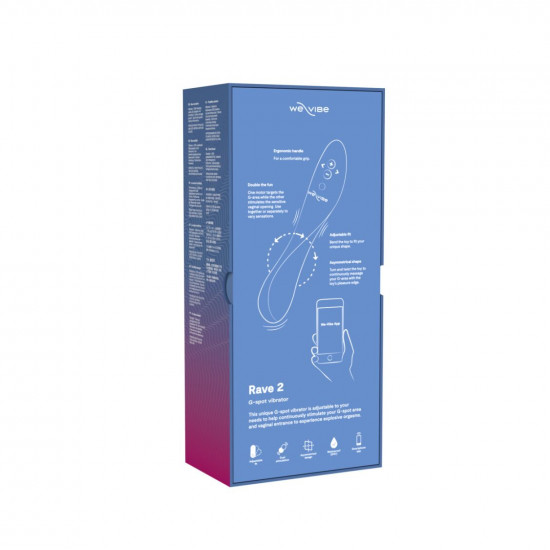 Вібратор We-Vibe Rave 2 Twisted Pleasure Blue Вібратор We-Vibe Rave 2 Twisted Pleasure Blue