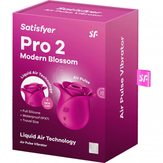 Вакуумний кліторальний стимулятор Satisfyer Pro 2 Modern Blossom, технологія Liquid Air Вакуумний кліторальний стимулятор Satisfyer Pro 2 Modern Blossom, технологія Liquid Air