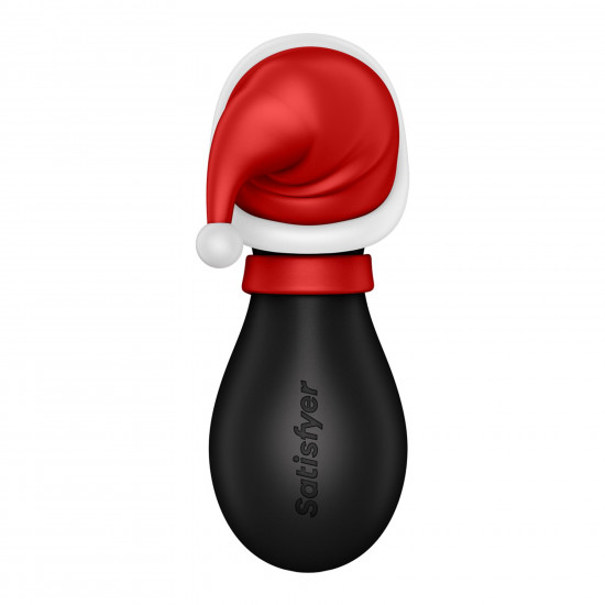 Вакуумний кліторальний стимулятор Satisfyer Penguin Holiday Edition, у шапочці та шарфі Вакуумний кліторальний стимулятор Satisfyer Penguin Holiday Edition, у шапочці та шарфі