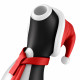 Вакуумний кліторальний стимулятор Satisfyer Penguin Holiday Edition, у шапочці та шарфі Вакуумний кліторальний стимулятор Satisfyer Penguin Holiday Edition, у шапочці та шарфі