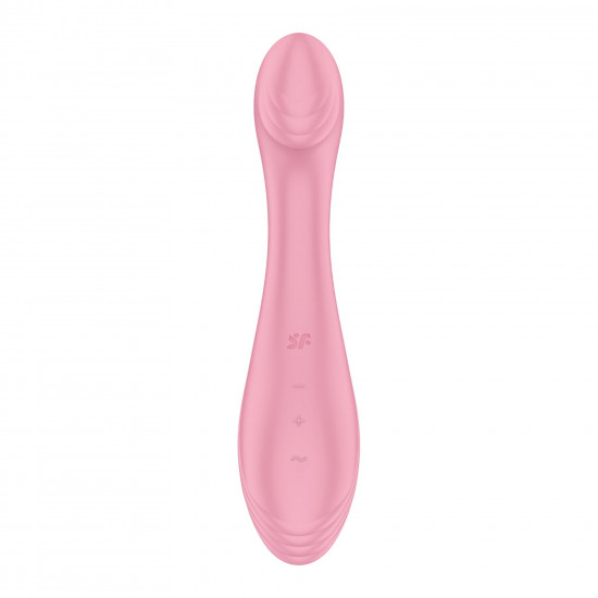 Вібратор для точки G Satisfyer G-Force Pink, 10 режимів + 5 рівнів інтенсивності Вібратор для точки G Satisfyer G-Force Pink, 10 режимів + 5 рівнів інтенсивності